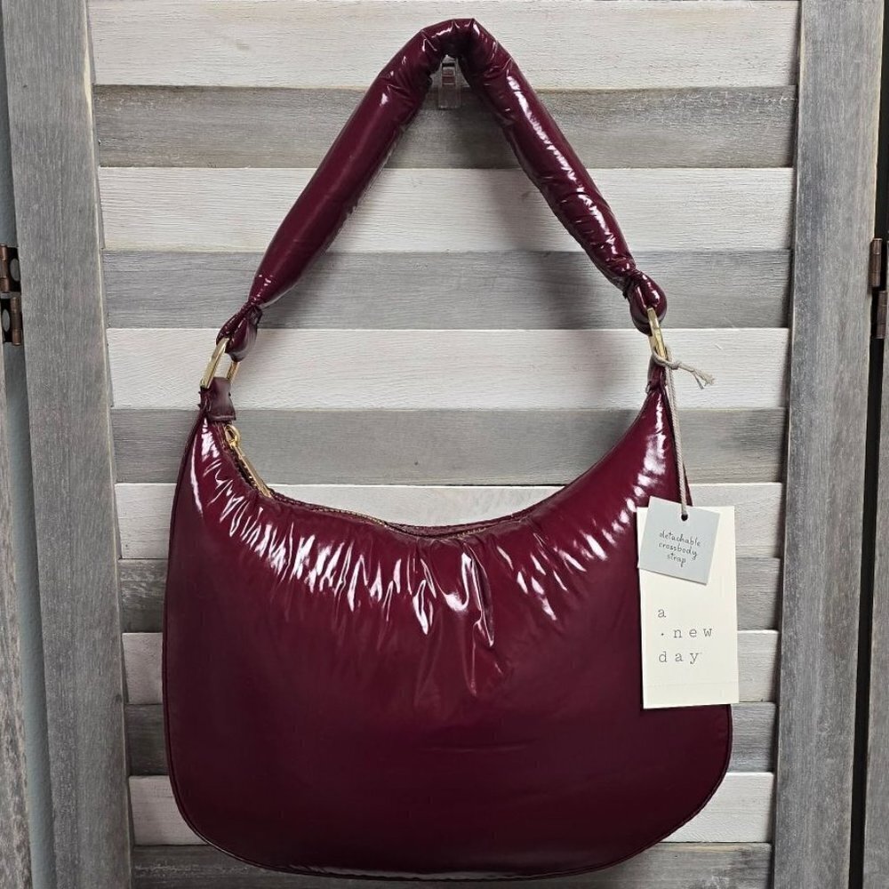 A New Day | Modern Shoulder Handbag – Berry Purple